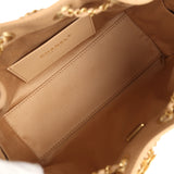 Chanel Mini 25 Hobo Bag Beige Caviar Antique Gold Hardware