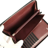 Chanel Classic Organizer Zip Wallet Black Lambskin Silver Hardware