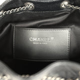 Chanel Small 25 Hobo Bag Black Shiny Caviar Aged Ruthenium Hardware