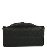 Chanel Medium 25 Hobo Bag Black Caviar Aged Ruthenium Hardware