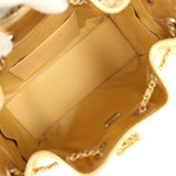 Chanel Mini 25 Hobo Bag Metallic Gold Caviar Caviar Antique Gold Hardware