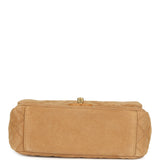 Chanel Mini CC Color Flap Bag Dark Beige Suede Brushed Gold Hardware