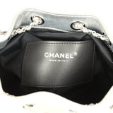Chanel Mini 25 Hobo Bag Metallic Silver Caviar Silver Hardware