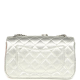 Chanel Mini CC Crush Flap Bag Silver Metallic Caviar Silver Hardware - Thumbnail View 5