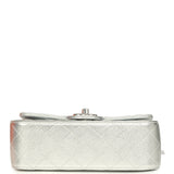 Chanel Mini CC Crush Flap Bag Silver Metallic Caviar Silver Hardware - Thumbnail View 6