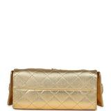 Chanel Mini 25 Hobo Bag Metallic Gold Caviar Caviar Antique Gold Hardware