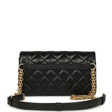 Chanel Mini Reissue Belt Bag Black Crumpled Aged Calfskin Antique Gold Hardware