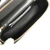 Chanel Top Handle Long Vanity Case with Chain Black Shiny Caviar Light Gold Hardware