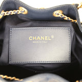 Chanel Small 25 Hobo Bag Dark Navy Caviar Antique Gold Hardware - Thumbnail View 9