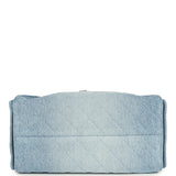 Chanel Small 25 Hobo Bag Light Blue Washed Denim Antique Gold Hardware