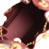 Chanel Small 25 Hobo Bag Burgundy Caviar Antique Gold Hardware