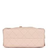 Chanel Mini 25 Hobo Bag Light Pink Caviar Antique Gold Hardware - Thumbnail View 7