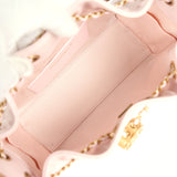 Chanel Mini 25 Hobo Bag Light Pink Caviar Antique Gold Hardware - Thumbnail View 8