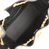 Chanel Mini 25 Hobo Bag Black Caviar Antique Gold Hardware