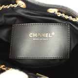 Chanel Mini 25 Hobo Bag Black Caviar Antique Gold Hardware