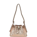 Chanel Mini 25 Hobo Bag Metallic Rose Gold Caviar Caviar Light Gold Hardware - Thumbnail View 7