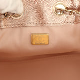 Chanel Mini 25 Hobo Bag Metallic Rose Gold Caviar Caviar Light Gold Hardware - Thumbnail View 9