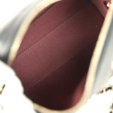 Chanel Mini Timeless Classic Barrel Bag with Chain Black Shiny Caviar Light Gold Hardware