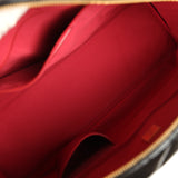 Chanel Maxi Bowling Bag Black Shiny Crumpled Calfskin Antique Gold Hardware