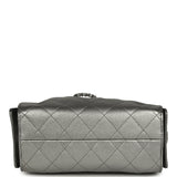 Chanel Mini 25 Hobo Bag Anthracite Metallic Caviar Silver Hardware