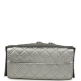 Chanel Small 25 Hobo Bag Metallic Anthracite Caviar Silver Hardware - Thumbnail View 7