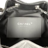 Chanel Small 25 Hobo Bag Metallic Anthracite Caviar Silver Hardware - Thumbnail View 9