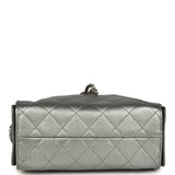 Chanel Mini 25 Hobo Bag Anthracite Metallic Caviar Silver Hardware - Thumbnail View 7