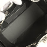 Chanel Mini 25 Hobo Bag Anthracite Metallic Caviar Silver Hardware - Thumbnail View 8