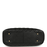 Pre-owned Chanel Classic Timeless Tote Black Calfskin Light Gold Hardware