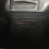 Pre-owned Chanel Classic Timeless Tote Black Calfskin Light Gold Hardware