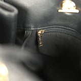 Pre-owned Chanel Classic Timeless Tote Black Calfskin Light Gold Hardware
