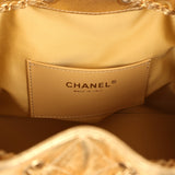 Chanel Small 25 Hobo Bag Metallic Gold Caviar Antique Gold Hardware - Thumbnail View 9