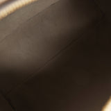 Chanel Small Bowling Bag Dark Grey Suede Antique Gold Hardware