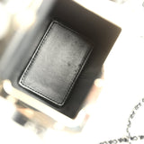 Pre-owned Chanel Limited Edition Robot Minaudière Bag Black Plexiglass and Crystals Ruthenium Hardware