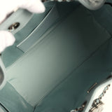 Chanel Small 25 Hobo Bag Light Blue Caviar Aged Ruthenium Hardware - Thumbnail View 8