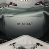 Chanel Small 25 Hobo Bag Light Blue Caviar Aged Ruthenium Hardware - Thumbnail View 9