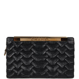 Pre-owned Chanel "Egypt" Clutch Black Aged Calfskin Gold Hardware - Thumbnail View 1