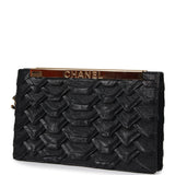 Pre-owned Chanel "Egypt" Clutch Black Aged Calfskin Gold Hardware - Thumbnail View 5
