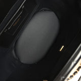 Chanel Large Shopping Tote Bag Beige Raffia and Black Lambskin Light Gold Hardware