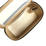 Chanel Small Pearl Crush Vanity Case Black Lambskin Brushed Gold Hardware