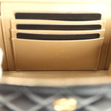 Chanel Small Pearl Crush Vanity Case Black Lambskin Brushed Gold Hardware