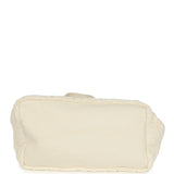 Chanel CC Beach Hobo Bag & Towel Set Ecru Terry Silver and Black Hardware