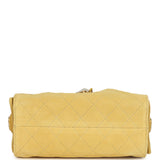Chanel Mini 25 Hobo Bag Yellow Suede Antique Gold Hardware - Thumbnail View 6