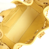 Chanel Mini 25 Hobo Bag Yellow Suede Antique Gold Hardware - Thumbnail View 8
