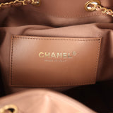 Chanel Medium 25 Hobo Bag Brown Caviar Antique Gold Hardware