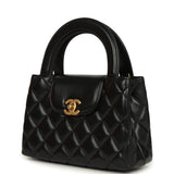 Pre-owned Chanel Small Kelly Shopper Black Shiny Aged Calfskin Brushed Gold Hardware - Thumbnail View 5