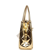 Chanel Small Kelly Shopper Light Gold Metallic Mirror Calfskin Light Gold Hardware - Thumbnail View 3