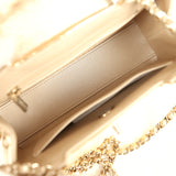 Chanel Small Kelly Shopper Light Gold Metallic Mirror Calfskin Light Gold Hardware - Thumbnail View 8