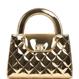 Chanel Small Kelly Shopper Light Gold Metallic Mirror Calfskin Light Gold Hardware - Thumbnail View 1