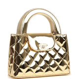 Chanel Small Kelly Shopper Light Gold Metallic Mirror Calfskin Light Gold Hardware - Thumbnail View 2